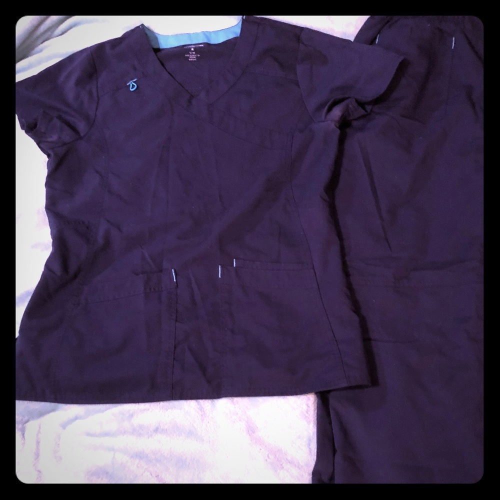 Navy blue scrubs